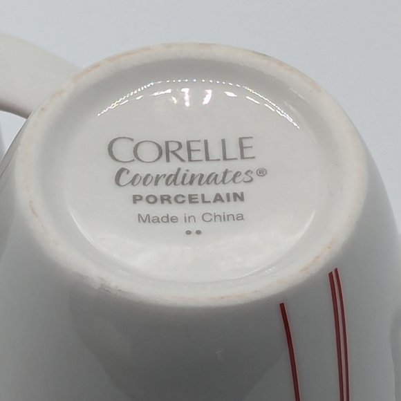 Corelle Coordinates Daisy Days Porcelain Coffee Mugs Set Of 2 - Picture 8 of 10
